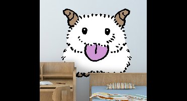 Sticker Kinderen Tekening Harig Dier