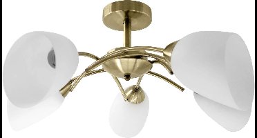 Klassieke plafondkroonluchter hanglamp Activejet NIKITA Patina 5xE27 voor woonkamer