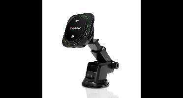 Verbatim Charge 'n' Drive Qi2 magnetische draadloze autolader RGB