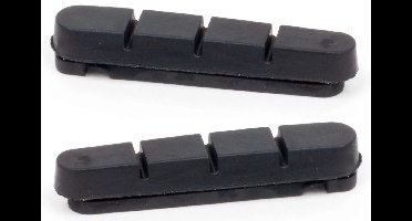 Road vervangings remschoenen Elvedes 55 mm voor Shimano cartridge V-brake (op kaart)