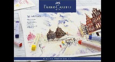 Faber Castell FC-128336 Pastelkrijt Creative Studio Softpastel 36 Delig Etui