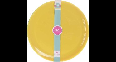 Excellent Houseware Borden 21 cm 6 Stuks Kunststof