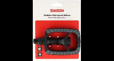 Pedaalset Simson Metropool De Luxe - zwart