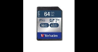 Verbatim Pro 64 GB SDXC UHS Klasse 10