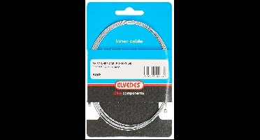 Schakel binnenkabel Elvedes 2250 mm 1 x 19 draads verzinkt ø1,25 met N-nippel ø4×4 + Tø5×3 (per stuk) - Zilver