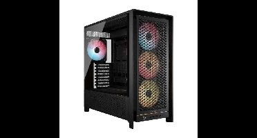 PC-behuizing - CORSAIR - FRAME 5000D Mid-Tower Airflow-behuizing - Ondersteunt radiatoren tot 420 mm - Zwart