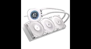 CORSAIR - NAUTILUS 360 LCD Wit - PC-koeling - 360 mm radiator - Vloeistofkoeler voor CPU