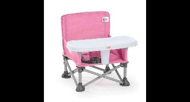 BRIGHT STARS Booster Seat, Groen, Opvouwbaar, Draagbaar, Reis, Lichtgewicht en Gemakkelijk Schoon te Maken, Draagtas Inbegrepen