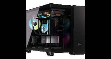 PC-behuizing - CORSAIR - 2500D AIRFLOW Micro ATX Dual Chamber - Zwart