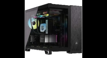 PC-behuizing - CORSAIR - CC-9011287-WW - 2500X - mATX - PC-behuizing - Zwart/Obsidiaan aluminium