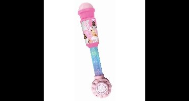 Barbie-microfoon met oplichtende buis, luidspreker (aux-ingang), melodieën en geluidseffecten