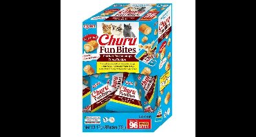 INABA Churu Fun Bites Chicken and tuna - Kattensnoepje - 8x12g
