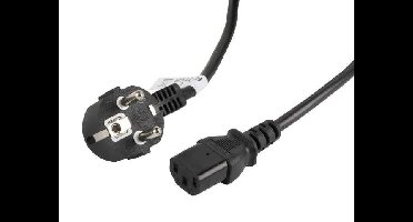 Lanberg CA-C13C-11CC-0050-BK electriciteitssnoer Zwart 5 m C13 stekker CEE7/7