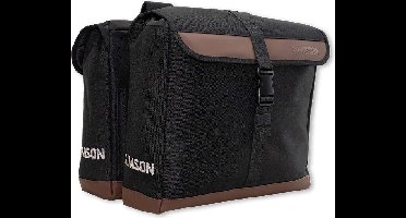 Dubbele fietstas Simson Urban 35 liter - nacht zwart