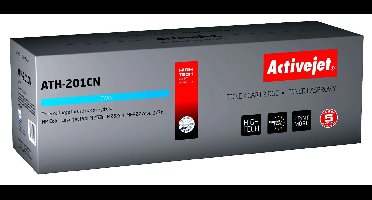 Activejet Toner cartridge ATH-201CN voor HP printer, Vervanging HP 201A CF401A; Supreme; 1400 pagina's; cyaan