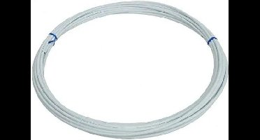 Rem buitenkabel Elvedes met teflon voering ø5,0mm / 10 meter - wit (rol)