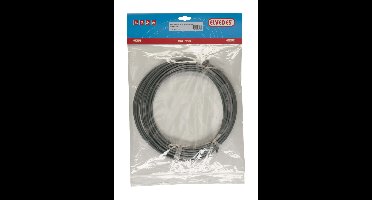 Rem buitenkabel Elvedes met teflon voering ø5.0mm / 10 meter - zilver (rol)