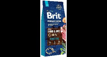 BRIT Premium by Nature Sensitive Lamb with rice - droog hondenvoer - 15 kg