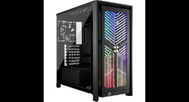 PC-behuizing - CORSAIR - FRAME 4000X RS - Mid Tower - 4 RS120-ventilators - Zwart
