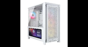 PC-behuizing - CORSAIR - CC-9011327-WW - FRAME 4000D LCD RS ARGB Premium Mid-Tower - Wit