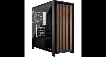 PC-behuizing - CORSAIR - FRAME 4000X RS - Mid Tower - 4 RS120-ventilators - Zwart/Donkerbruin