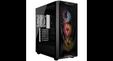 PC-behuizing - CORSAIR - 3200D RS ARGB - Mid Tower - 3 RS120 ARGB-ventilators - Zwart
