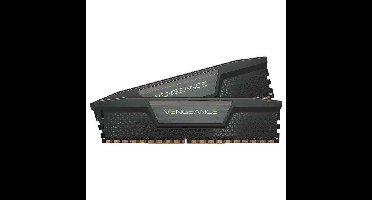 RAM geheugen - CORSAIR - Vengeance DDR5 - 32GB 2x16GB DIMM - 6000MT/s - Intel XMP - 1.40V - Zwart (CMK32GX5M2B6000C30)