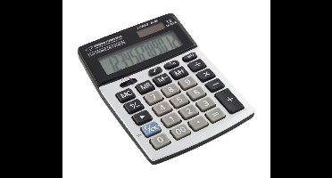 Esperanza ECL102 calculator Zwart, Zilver