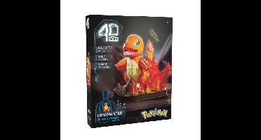 4D Build - 3D Puzzel - Salameche Pokémon - 241 stukjes - 26 cm - vanaf 12 jaar