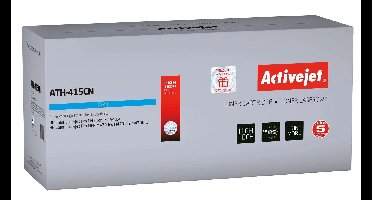 Activejet ATH-415CN Tonercartridge voor HP; Vervanging HP 415A W2031A; Supreme; 2100 pagina's; Blauw, met chip