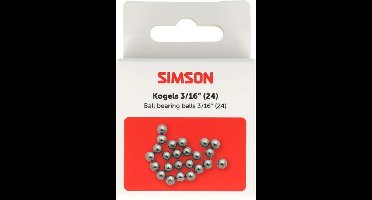 Simson Kogels 3/16" 24st