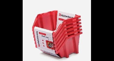 KISTENBERG KUWETY 22 BINEER SHORT 6szt. CZERWONE 214x198x133mm (levertijd 8 werkdagen)