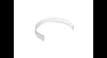 Transparante plaatafdekking 25 - 28 cm