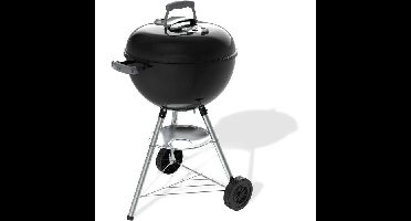 Weber Bar-B-Kettle Houtskoolbarbecue - 47 cm diameter - Ingebouwde thermometer - Geëmailleerd staal - 6 couverts - Zwart