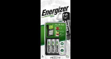 Energizer Maxi ACCU HR6 POW batterijlader + 2 AA 2000 mAh batterijen