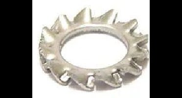 Tandveerring Bofix M6 RVS (100 stuks)