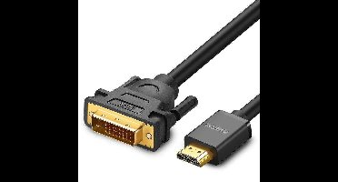 UGREEN HDMI/DVI-kabel HD106, 2 m, zwart