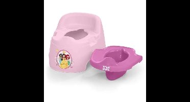 DISNEY BABY - PRINCESSES - Ergonomisch oefenpotje, spatbescherming, uitneembare kom