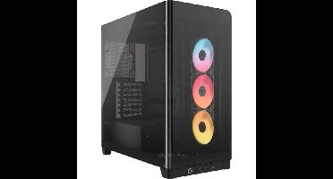 PC-behuizing - CORSAIR - FRAME 4500X RS-R ARGB gehard glazen mid-tower - 2 koellichamen - zwart