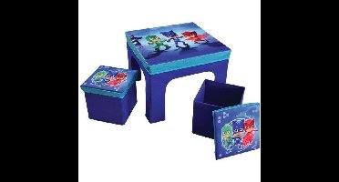 Fun House Pyjamasque Set Table + 2 opvouwbare opslag krukken voor Kid