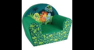 FUN HOUSE Jurassic World Dinosaur clubfauteuil - B.52 x D.33 x H.42 cm - Voor kinderen Gegarandeerd Franse oorsprong