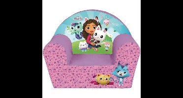 Clubstoel voor kinderen GABBY AND THE MAGIC HOUSE - Fun House - L.52 x D.33 x H.42 cm - herkomst Frankrijk
