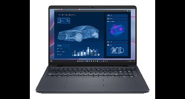DELL Pro Max 16 MC16255 Copilot+ PC AMD Ryzen AI 5 PRO 340 Laptop 40,6 cm (16") Full HD+ 16 GB LPDDR5x-SDRAM 256 GB SSD Wi-Fi 7 (802.11be) Windows 11 Pro Zwart Engels