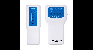 Lanberg NT-0402 netwerkkabeltester PoE-tester Blauw, Wit