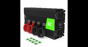 Green Cell INV12 netvoeding & inverter Auto 3000 W Zwart