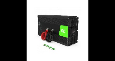 Green Cell INV21 netvoeding & inverter Auto 6000 W Zwart