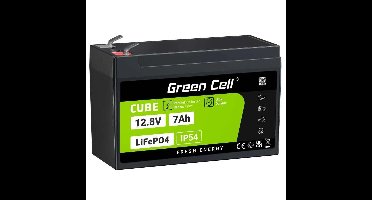 Green Cell LFPGC12V7AH UPS-accu Lithium-ijzerfosfaat (LiFePo4) 12,8 V 7 Ah