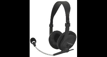 Esperanza EH115 hoofdtelefoon/headset Bedraad Hoofdband Oproepen/muziek Zwart