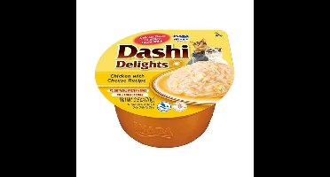 INABA Dashi Delights Chicken with cheese in broth - Kattensnoepje - 70g
