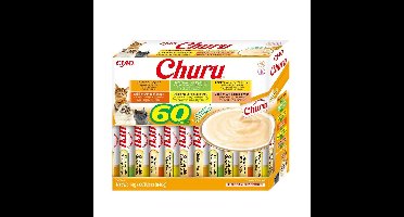 INABA Churu Variety box Chicken - Kattensnoepje - 60 x 14g